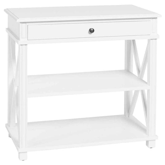 MANTO (BED)SIDE TABLE | LARGE | WHITE