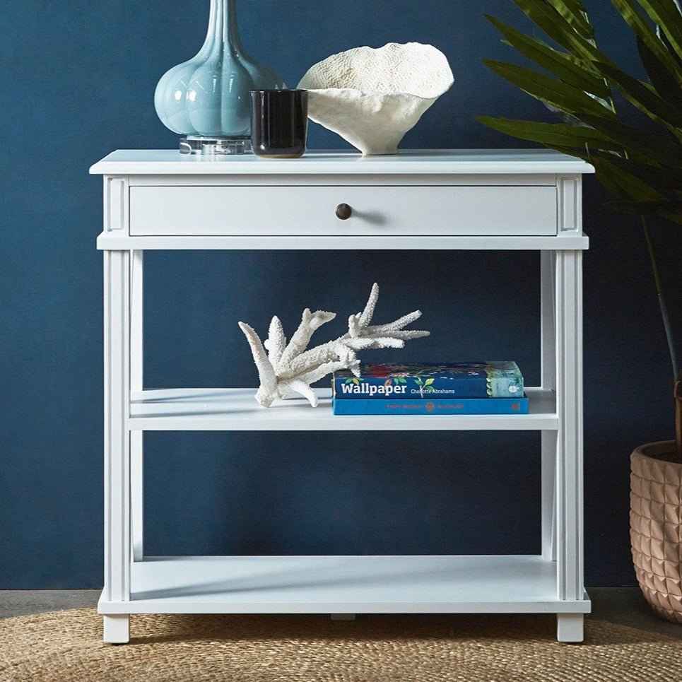 MANTO (BED)SIDE TABLE | LARGE | WHITE