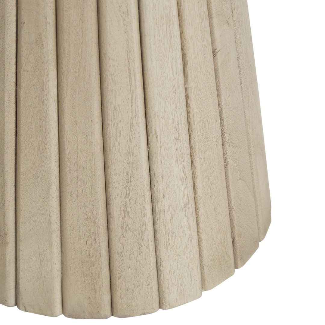 MELROSE SIDE TABLE | ACACIA BASE + MARBLE TOP