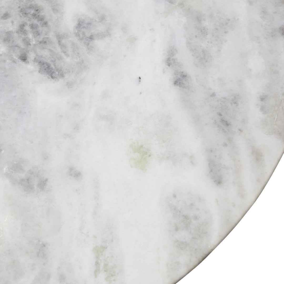 MELROSE SIDE TABLE | ACACIA BASE + MARBLE TOP