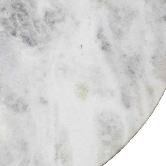 MELROSE SIDE TABLE | ACACIA BASE + MARBLE TOP