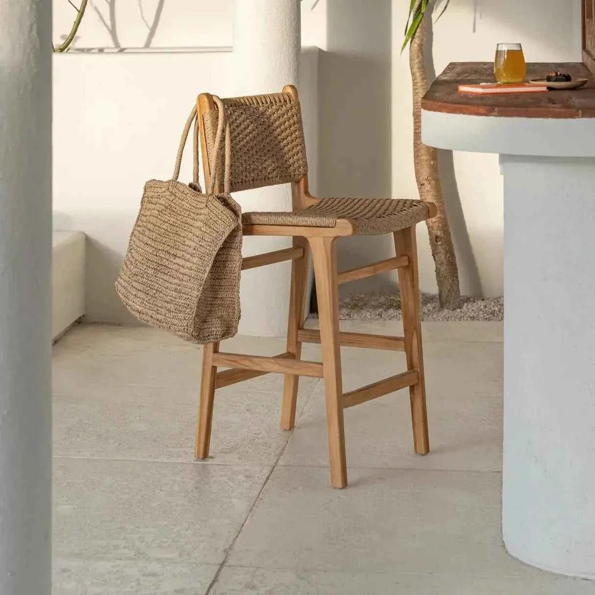 MENO BAR CHAIR | RECLAIMED TEAK | IN-OUTDOORS
