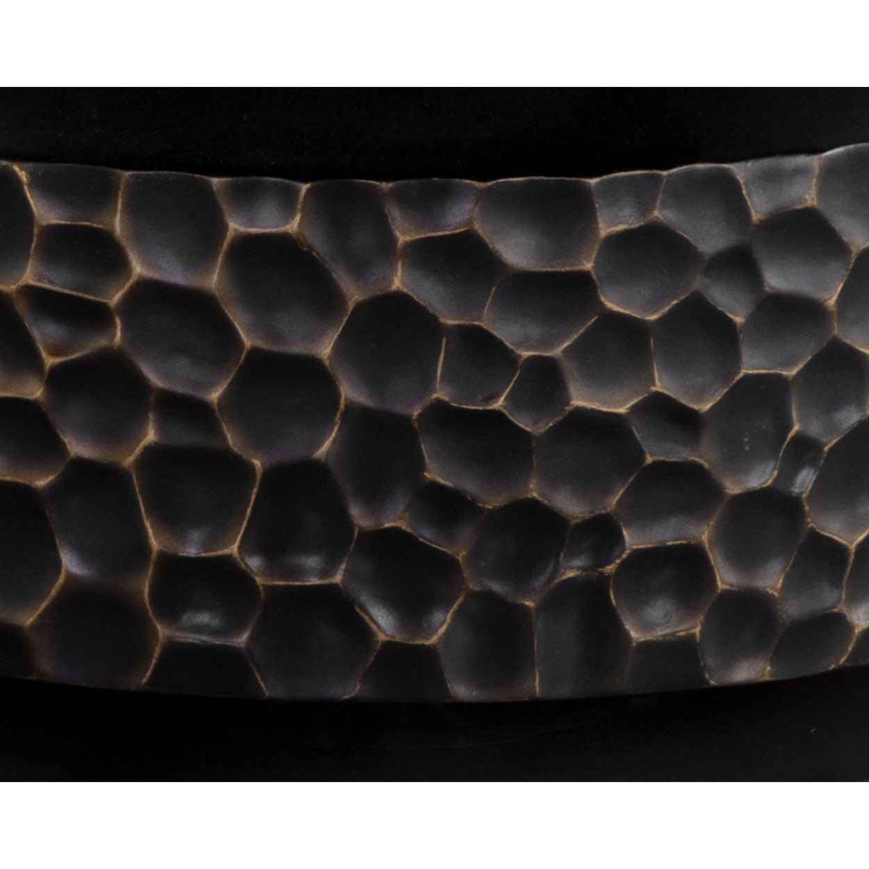 MERSIN 59"RD BLACK CONCRETE DINING TABLE