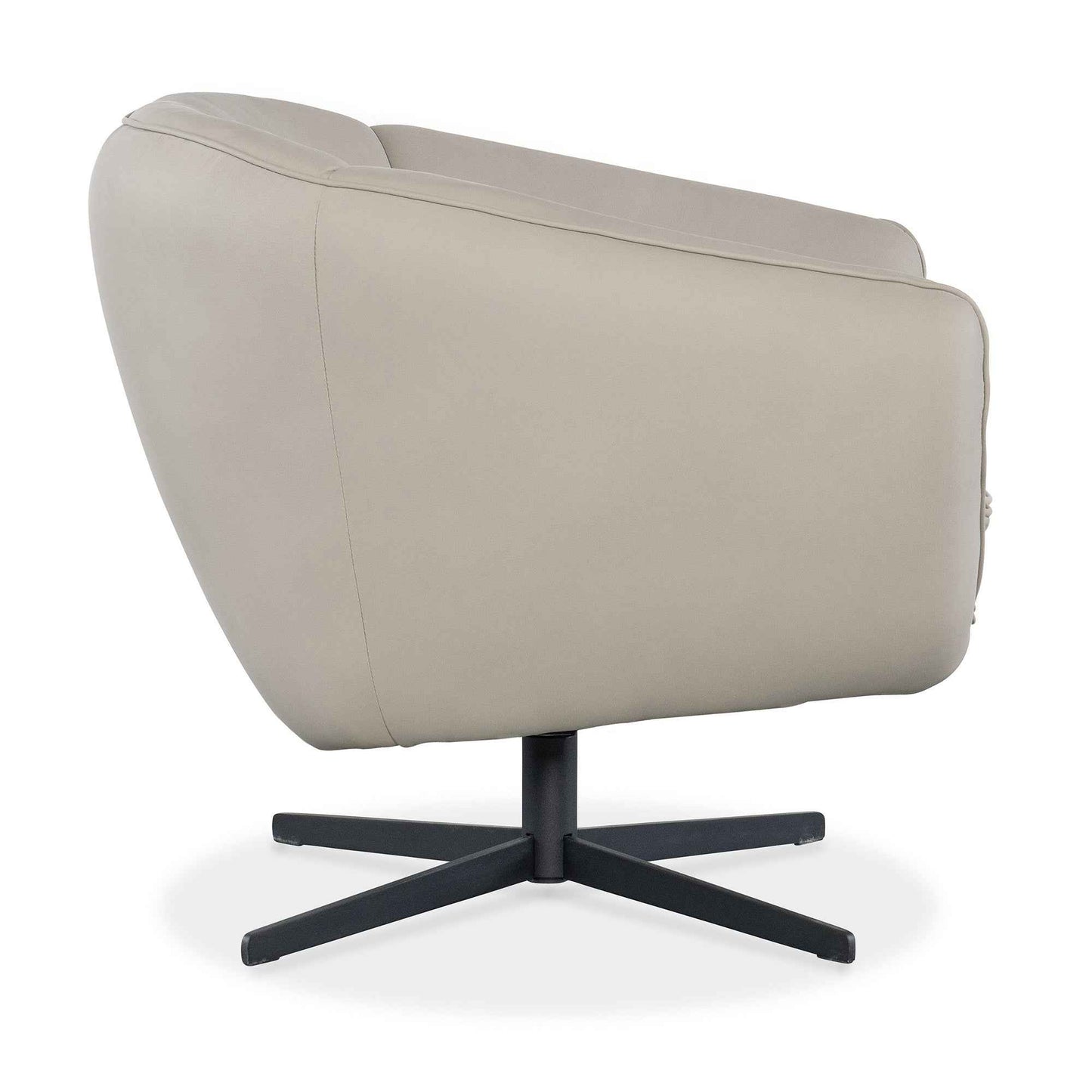 MINA LEATHER UPHOLSTERY SWIVEL CHAIR