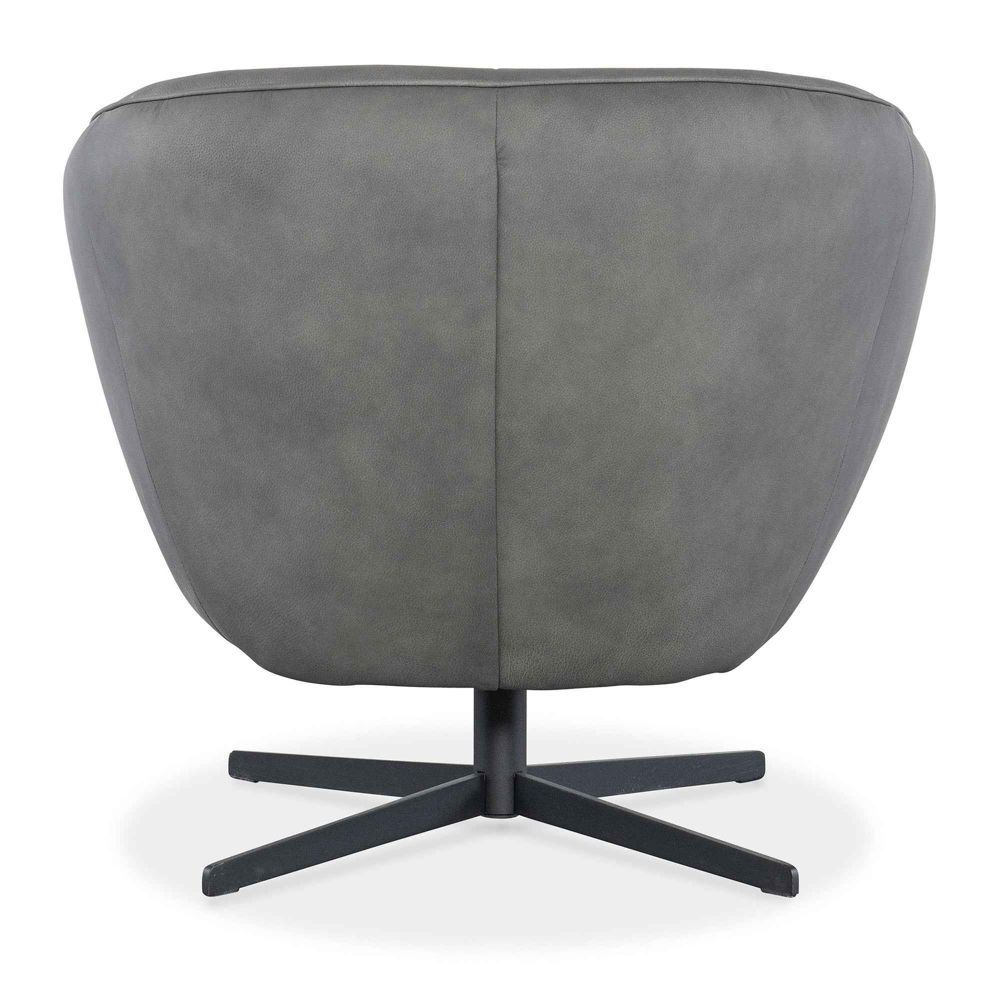 MINA LEATHER UPHOLSTERY SWIVEL CHAIR