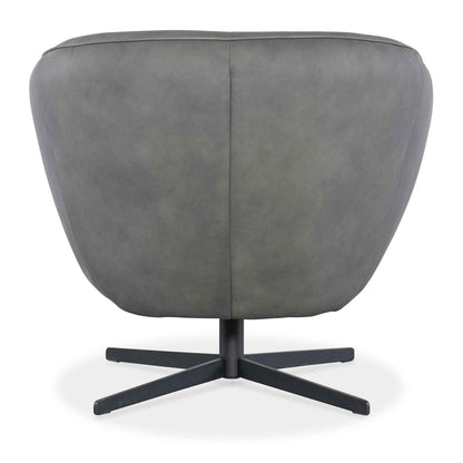 MINA LEATHER UPHOLSTERY SWIVEL CHAIR