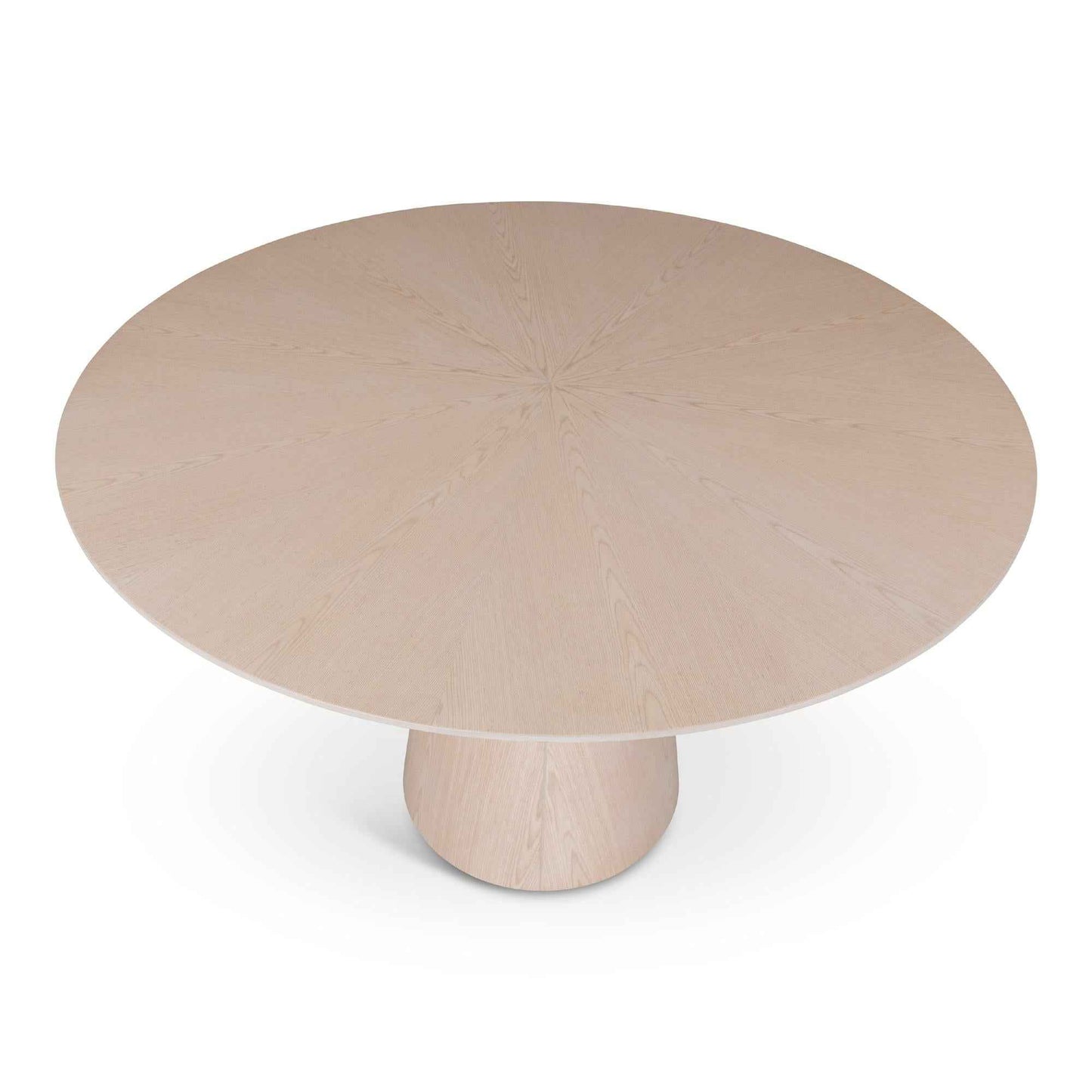 MODERN BRAZILIAN MONA WOODEN TOP ROUND DINING TABLE