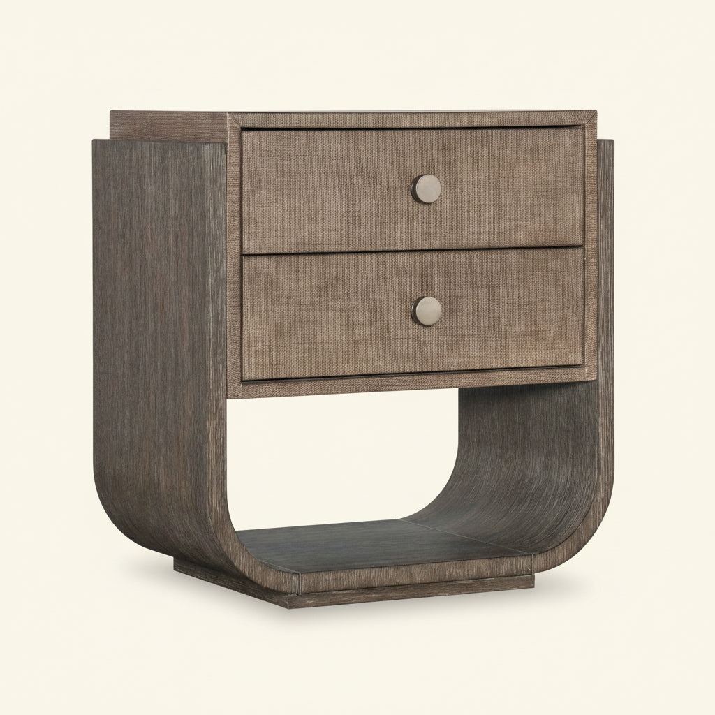 MODERN MOOD RAFFIA NIGHTSTAND