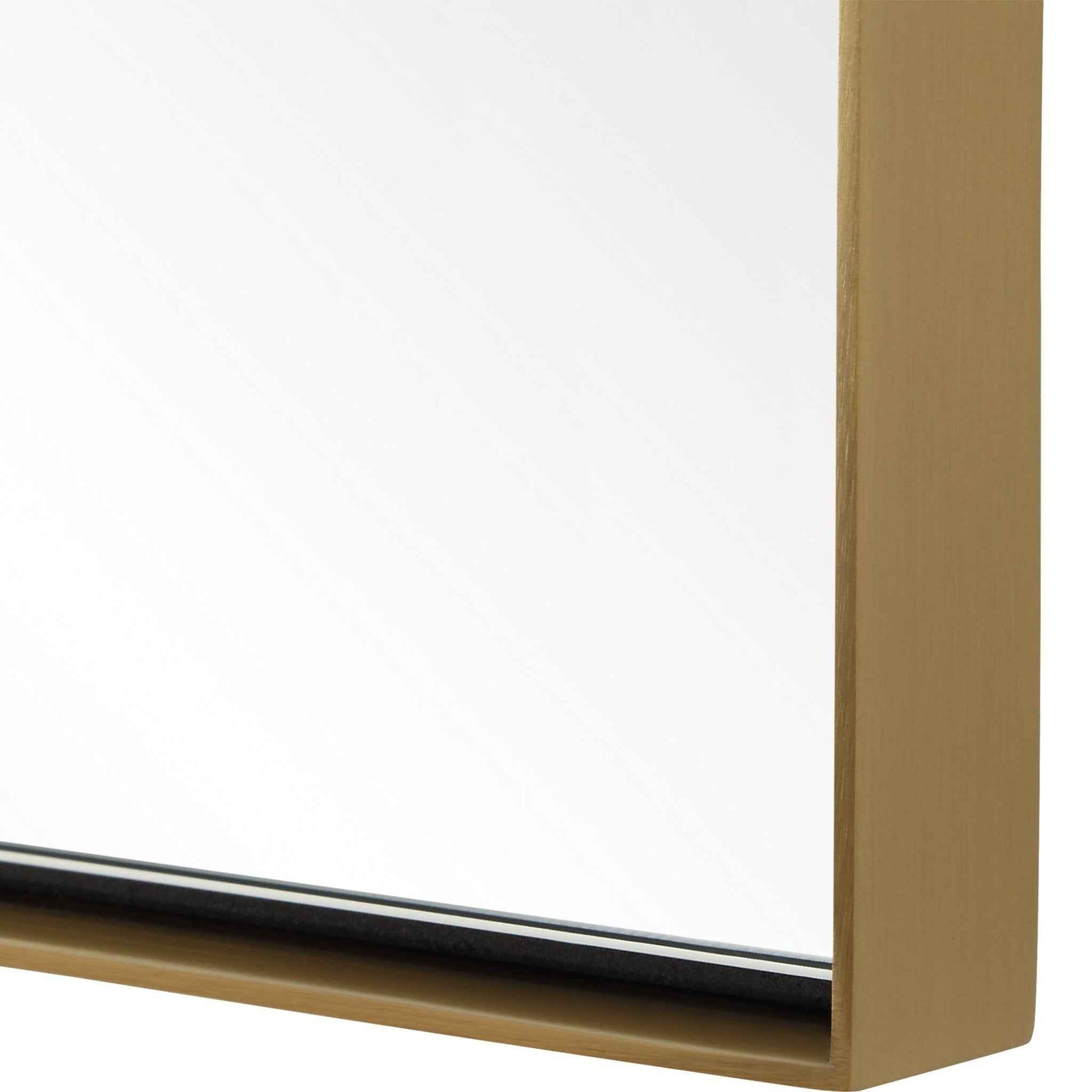 MONARCH SCALLOPED ARCHED VANITY MIRROR