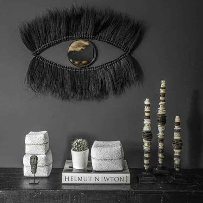MONEY SHELL ON STAND / BLACK + WHITE / SET OF 3