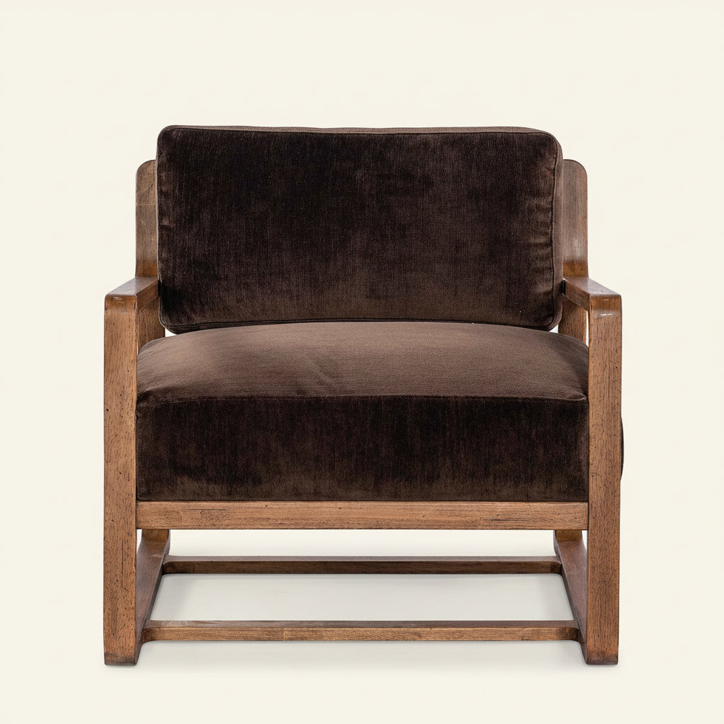 MORAINE ACCENT CHAIR: MARCELLA CHOCOLATE