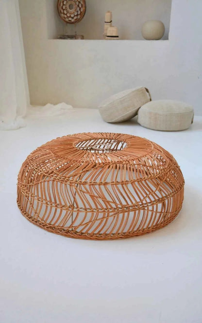 MUNDUK PENDANT | NATURAL RATTAN | LARGE