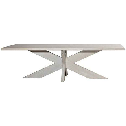 NANTES ANTIQUE WHITE-WASH DINING TABLE