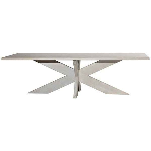 NANTES ANTIQUE WHITE-WASH DINING TABLE