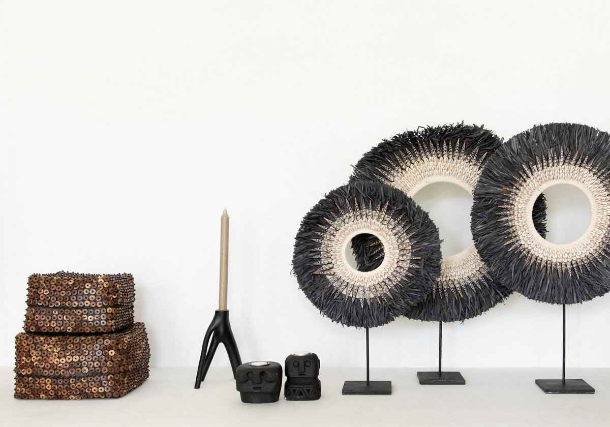 NASSAU HOOP ON STAND / BLACK