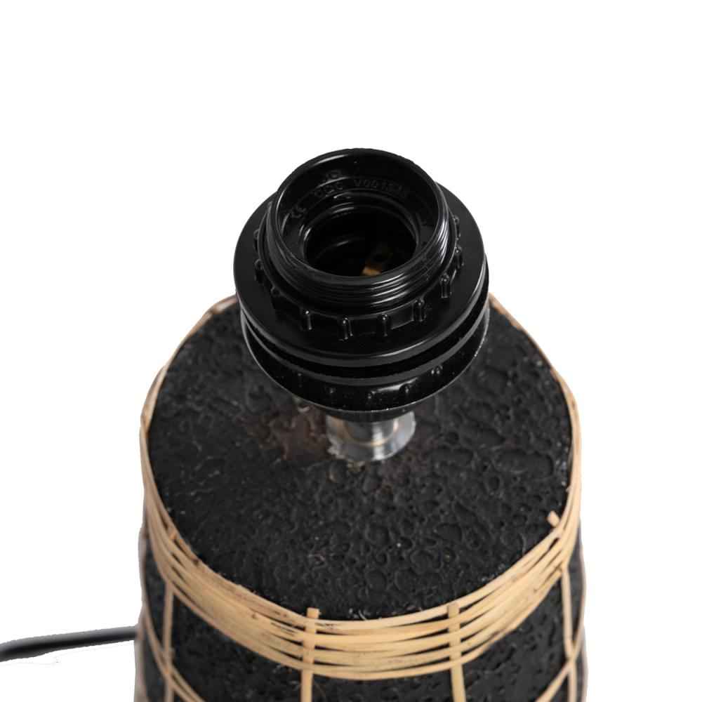 NAXOS TABLE LAMP | NATURAL + BLACK