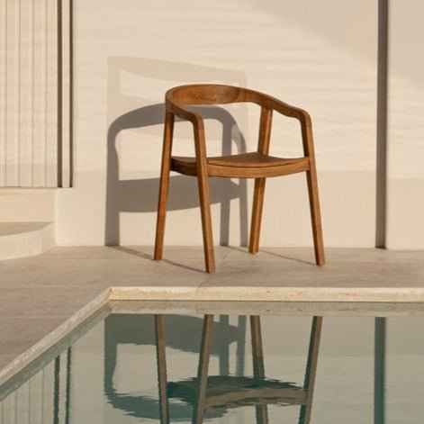 NIHI DINING ARMCHAIR | RECLAIMED TEAK | IN-OUTDOORS