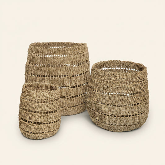 NINH BINH BASKETS | NATURAL | SET OF 3