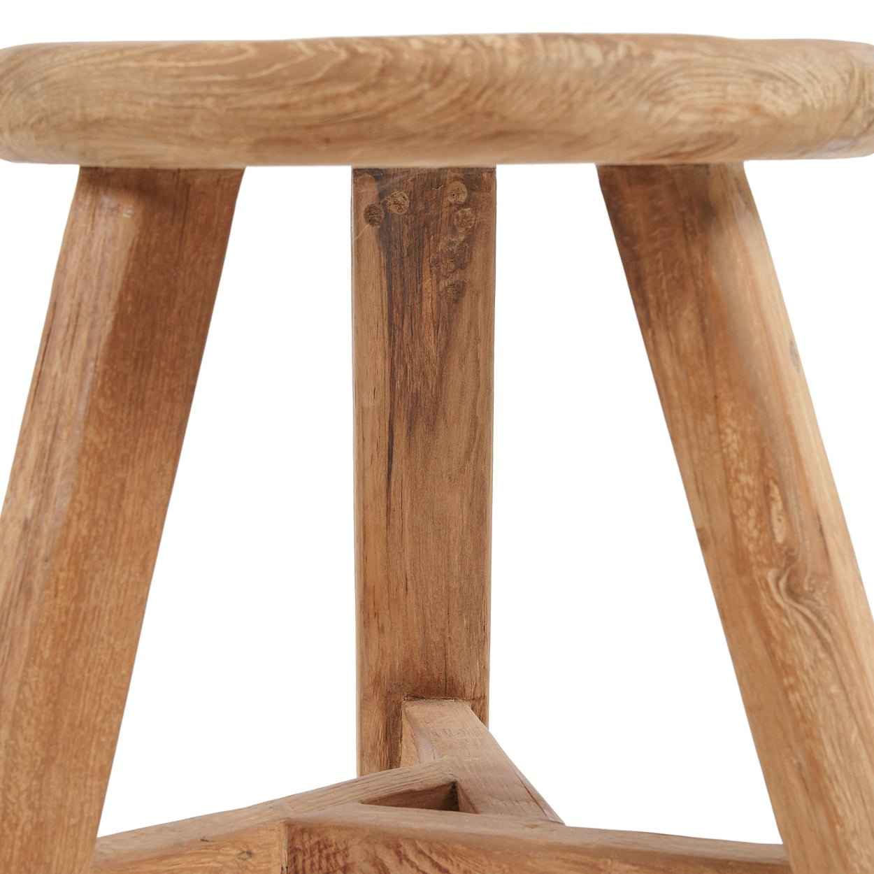 NOGUCHI STOOL | RECLAIMED TEAK | IN-OUTDOORS