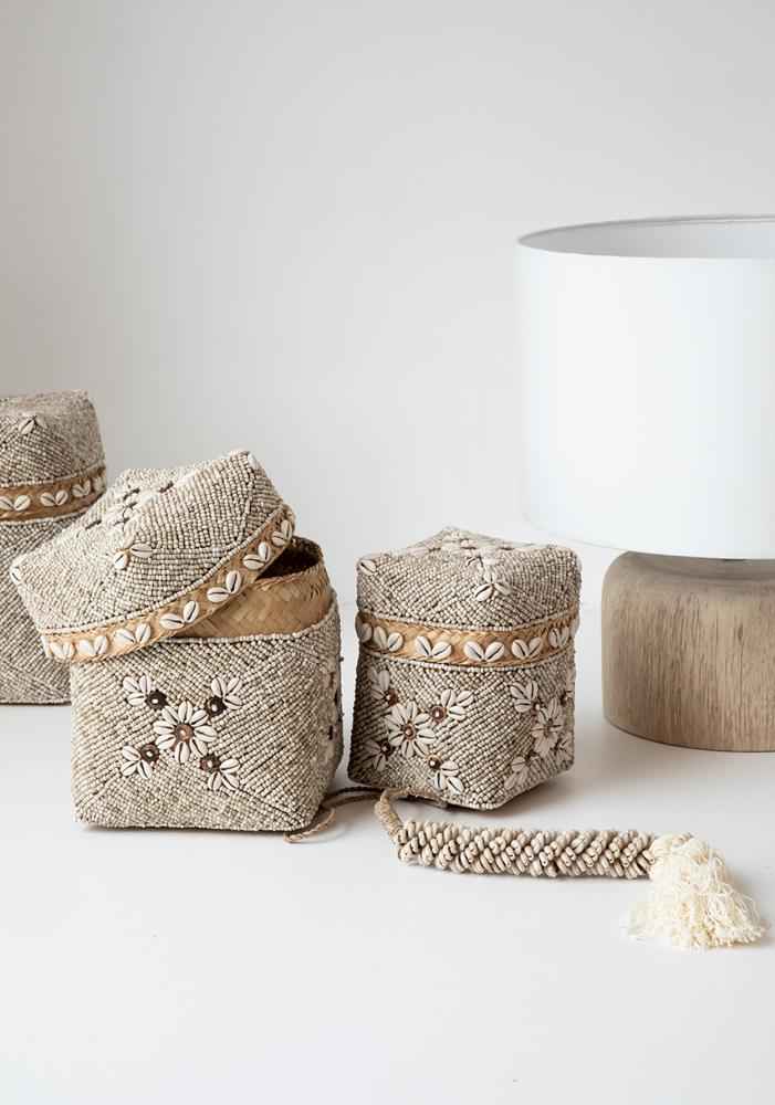 NOMAD TABLE LAMP | NATURAL + WHITE