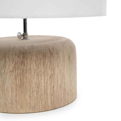 NOMAD TABLE LAMP | NATURAL + WHITE