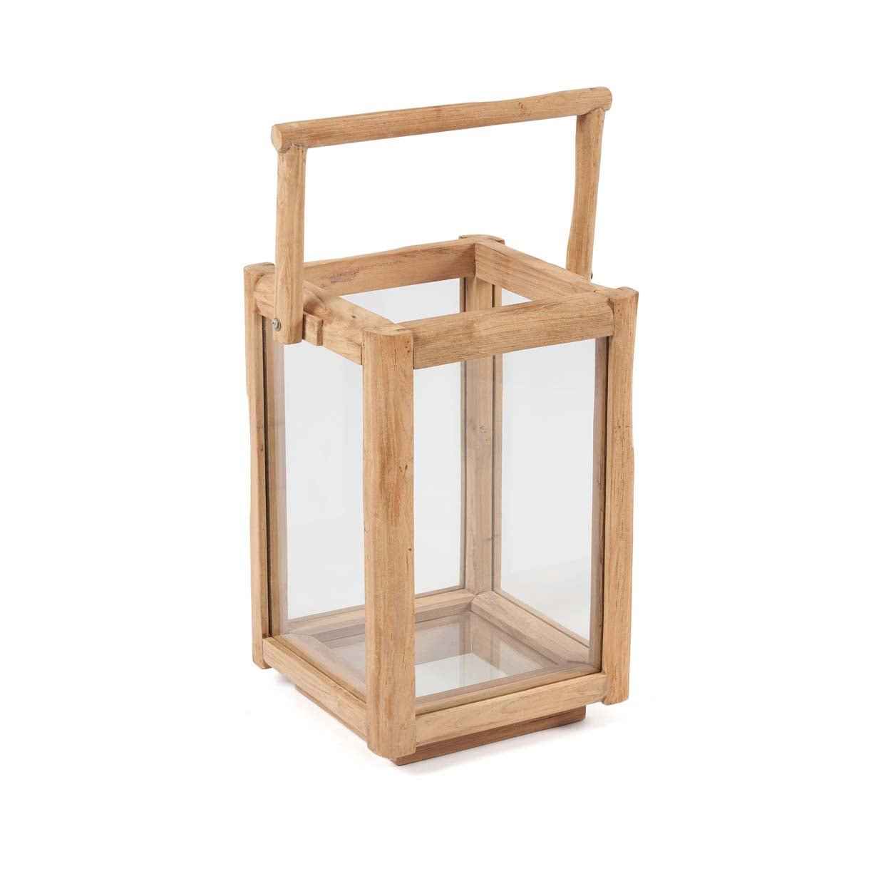 NUSA LANTERN | RECLAIMED TEAK | IN-OUTDOORS | 2 SIZES