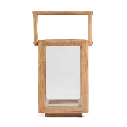 NUSA LANTERN | RECLAIMED TEAK | IN-OUTDOORS | 2 SIZES