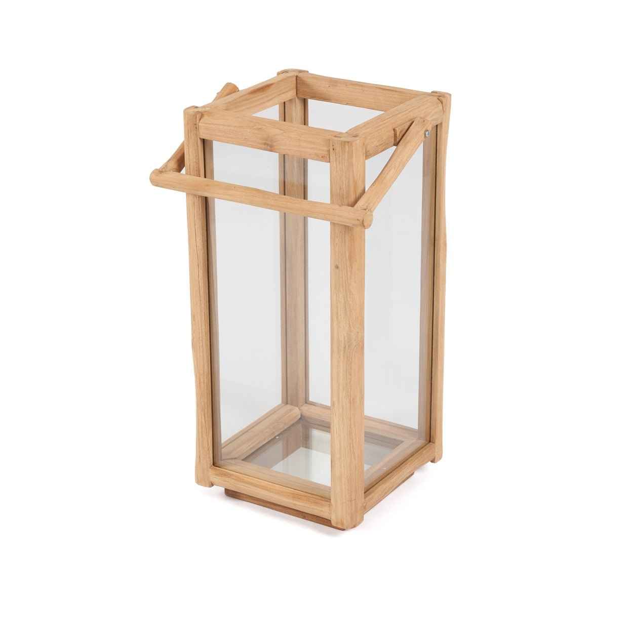 NUSA LANTERN | RECLAIMED TEAK | IN-OUTDOORS | 2 SIZES