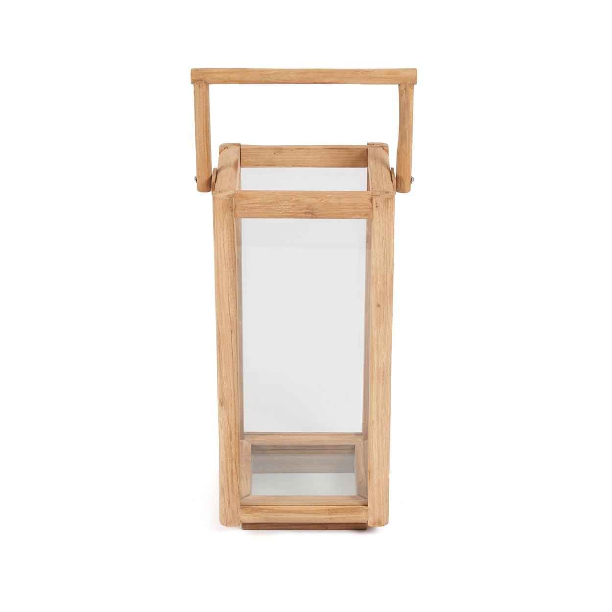 NUSA LANTERN | RECLAIMED TEAK | IN-OUTDOORS | 2 SIZES