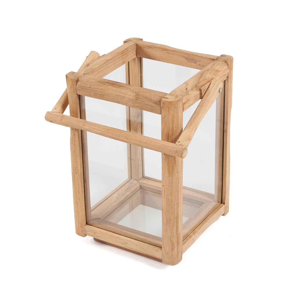 NUSA LANTERN | RECLAIMED TEAK | IN-OUTDOORS | 2 SIZES