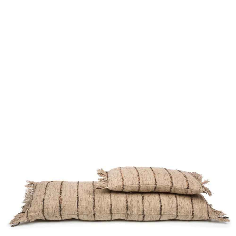 OH MY GEE CUSHION COVER | LONG | BEIGE + BLACK