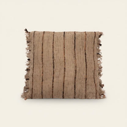OH MY GEE CUSHION COVER | SQUARE | BEIGE + BLACK