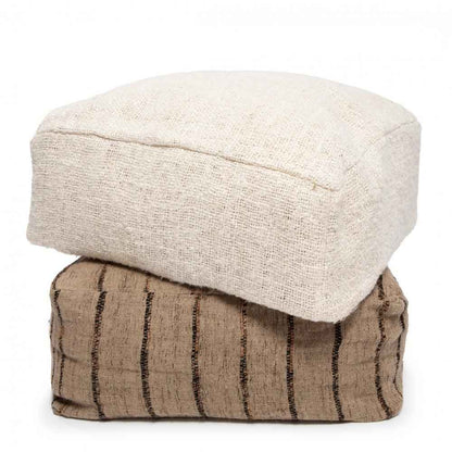 OH MY GEE POUF | BEIGE + BLACK