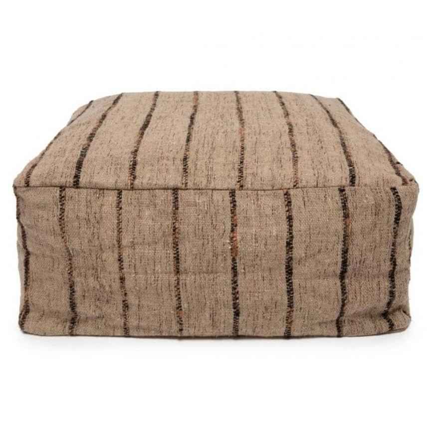 OH MY GEE POUF | BEIGE + BLACK