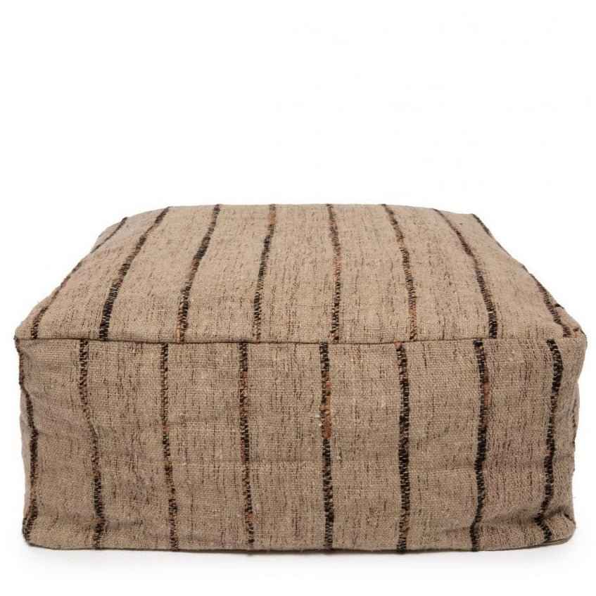 OH MY GEE POUF | BEIGE + BLACK