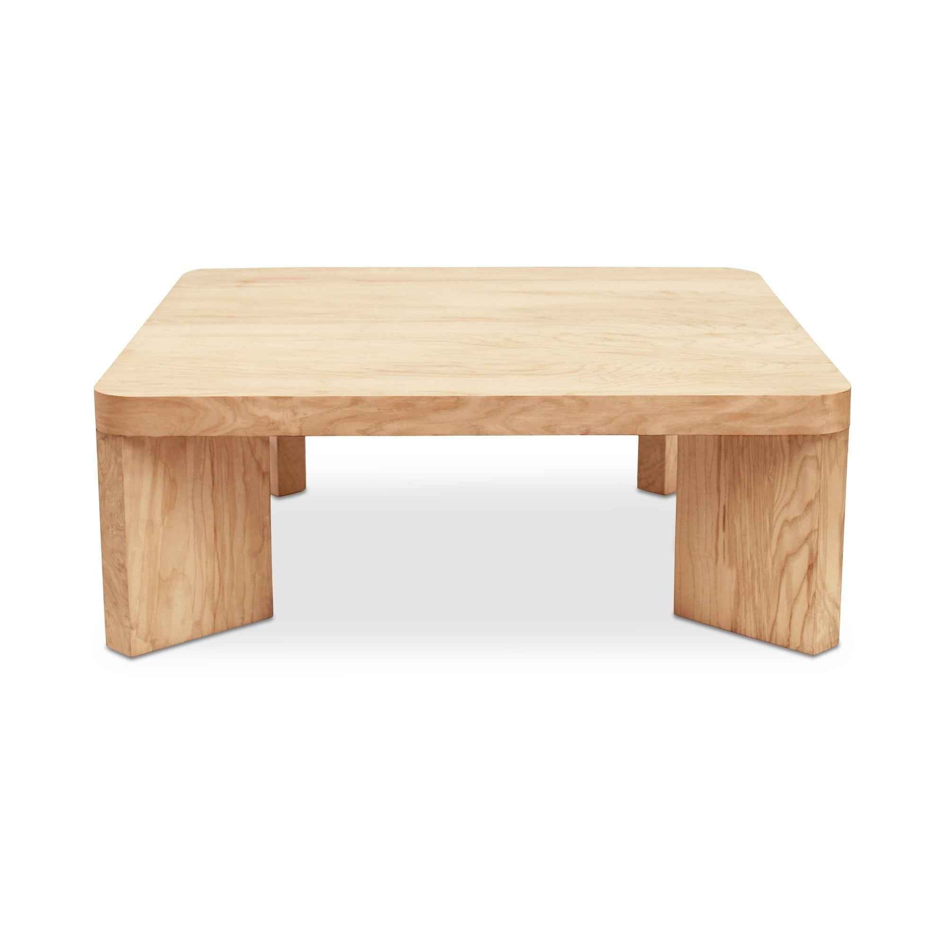 OREGON BLONDE BURL WOOD COFFEE TABLE