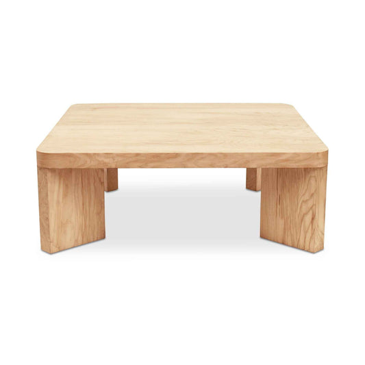 OREGON BLONDE BURL WOOD COFFEE TABLE