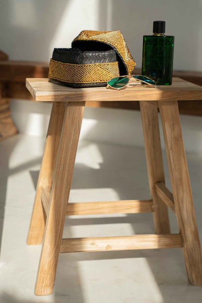 ORIKI STOOL | RECLAIMED TEAK | IN-OUTDOORS