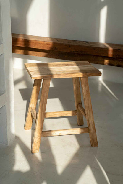 ORIKI STOOL | RECLAIMED TEAK | IN-OUTDOORS