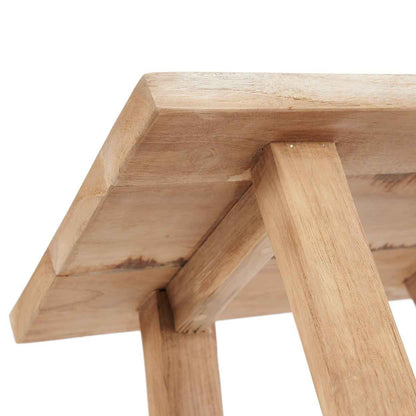 ORIKI STOOL | RECLAIMED TEAK | IN-OUTDOORS