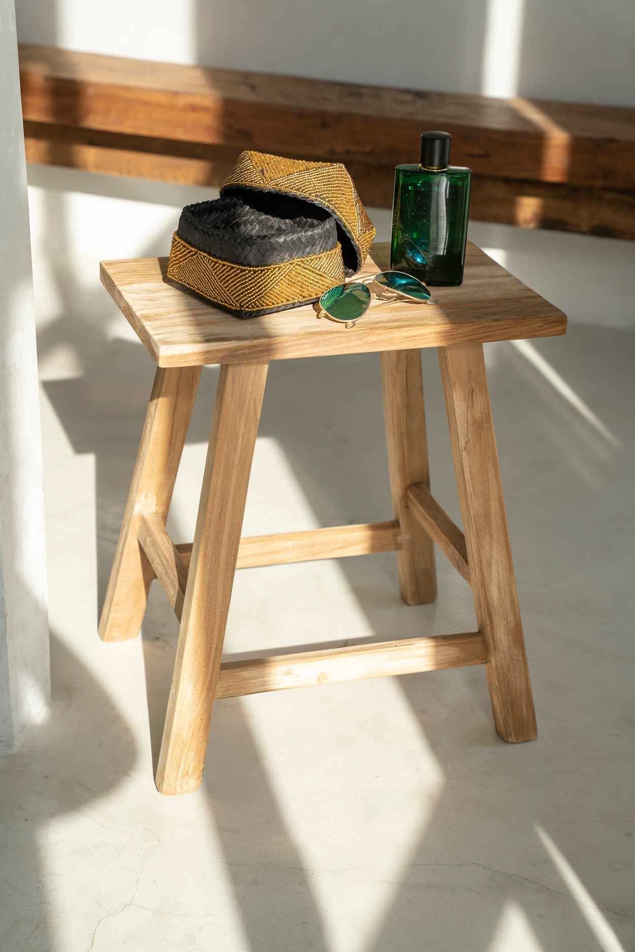 ORIKI STOOL | RECLAIMED TEAK | IN-OUTDOORS