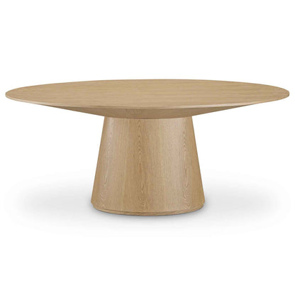OTAGO OVAL DINING TABLE: NATURAL OAK