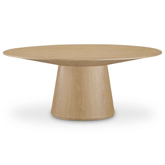 OTAGO OVAL DINING TABLE: NATURAL OAK