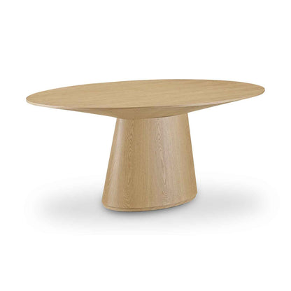 OTAGO OVAL DINING TABLE: NATURAL OAK