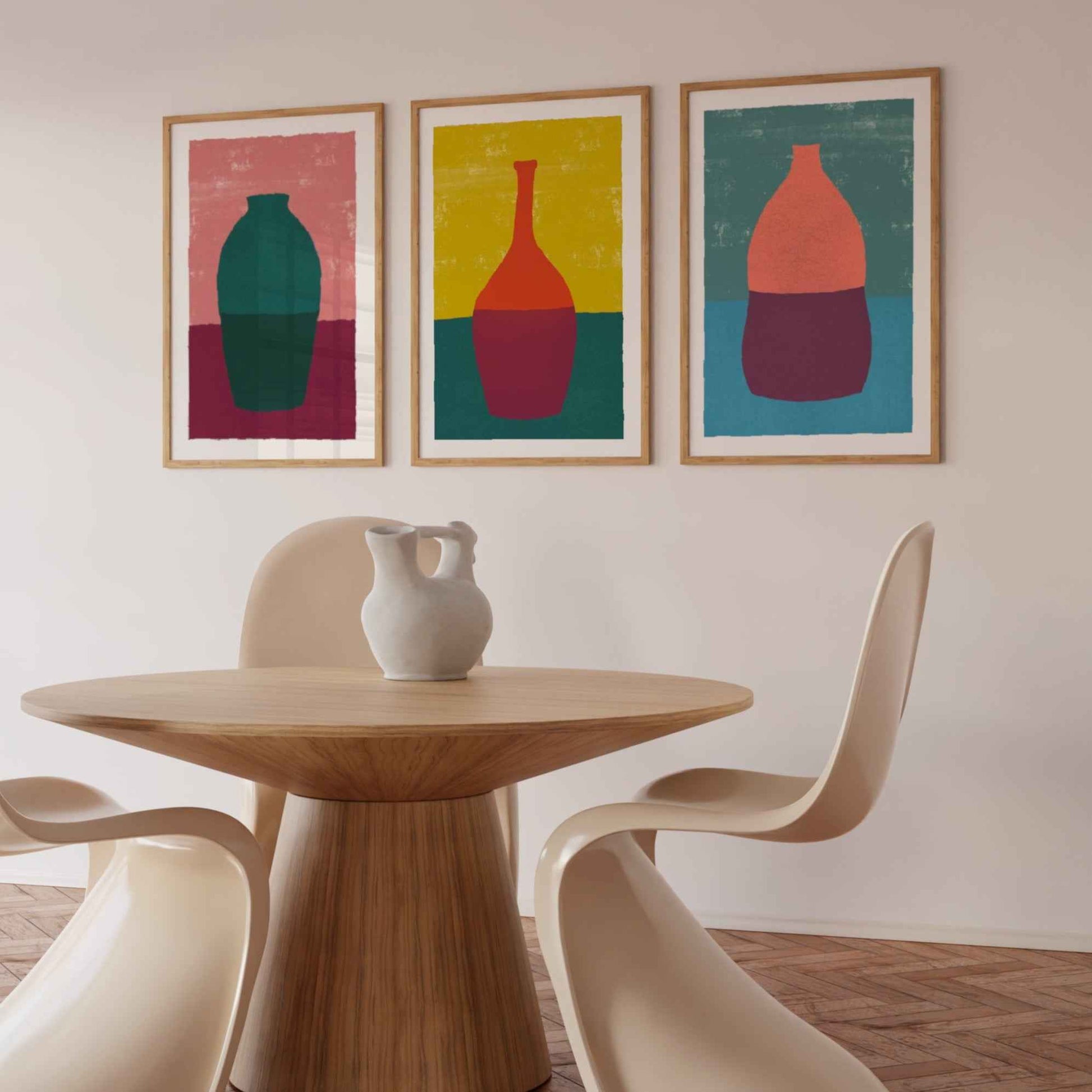 OTAGO ROUND DINING TABLE: OAK