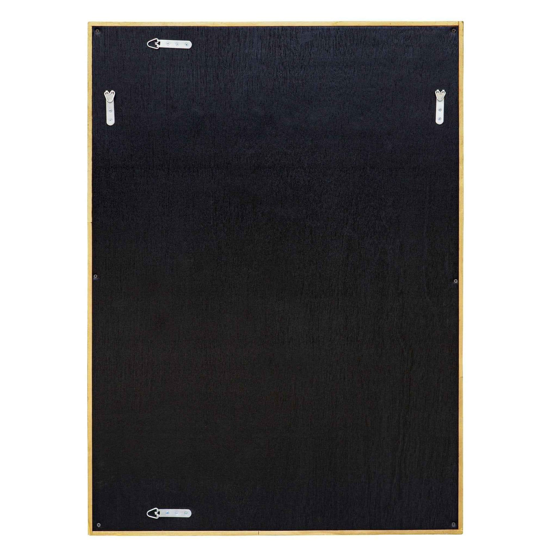 OVERLAP ANTIQUE GOLD TEAK MIRROR