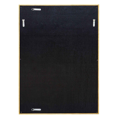 OVERLAP ANTIQUE GOLD TEAK MIRROR