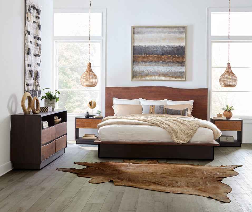 PALERMO RAW WALNUT NIGHTSTAND
