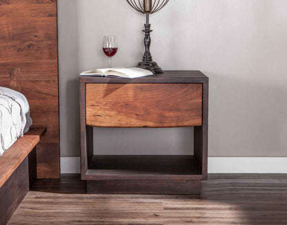 PALERMO RAW WALNUT NIGHTSTAND