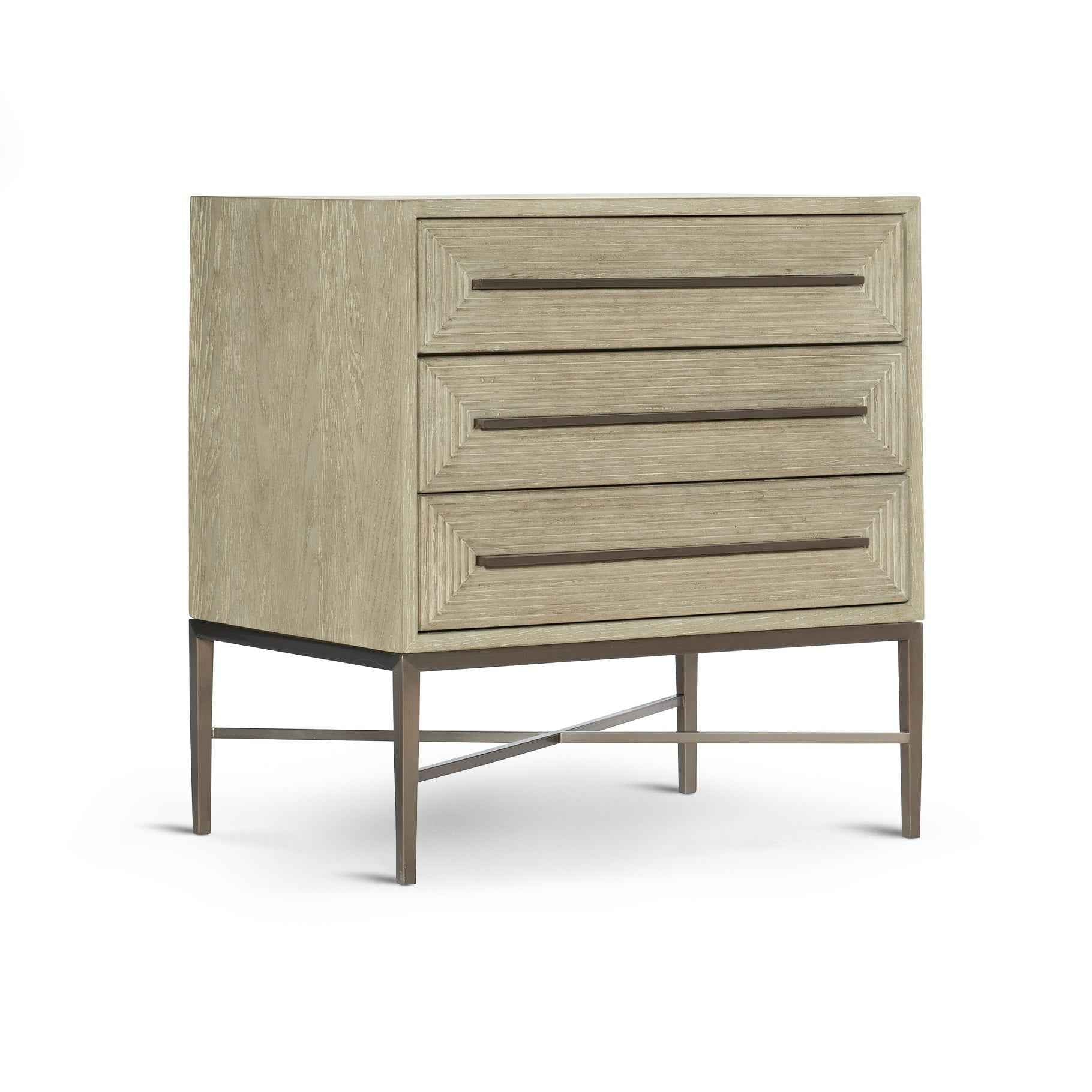 PALISADES THREE-DRAWER NIGHTSTAND